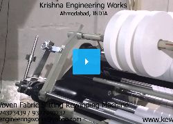 Non Woven Fabric Slitting Rewinding Machine - Krishna Engineering Works